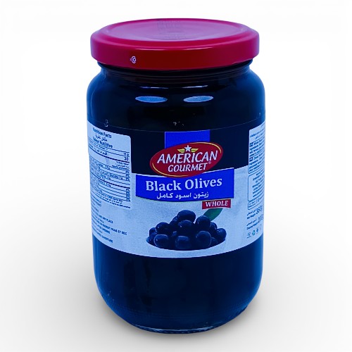 زيتون اسود كامل امريكانا جورمت 360 جم