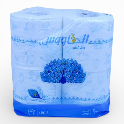 رول حمام الطاووس 4 رول