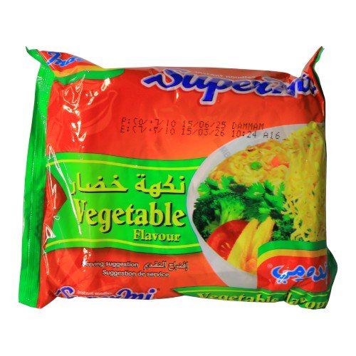 اندومي شعيرية سوبر مين بنكهة الخضار 70 حم