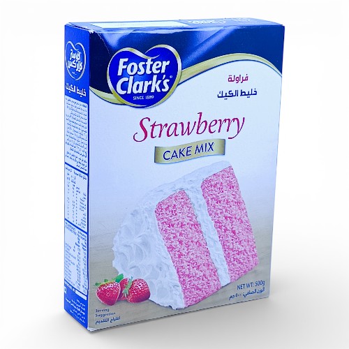 خليط كيك فوستر كلاركس بالفراولة 500 جرام