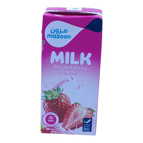 حليب مزون بنكهة الفراولة 180 مل