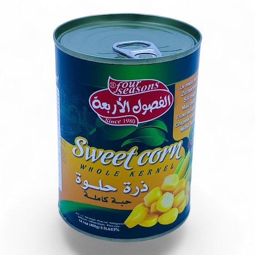 ذرة حلوة الفصول الاربعة حبة كاملة  400 جم