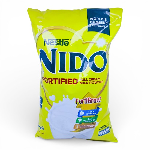 حليب نيدو بودر كامل الدسم 2250جم كيس