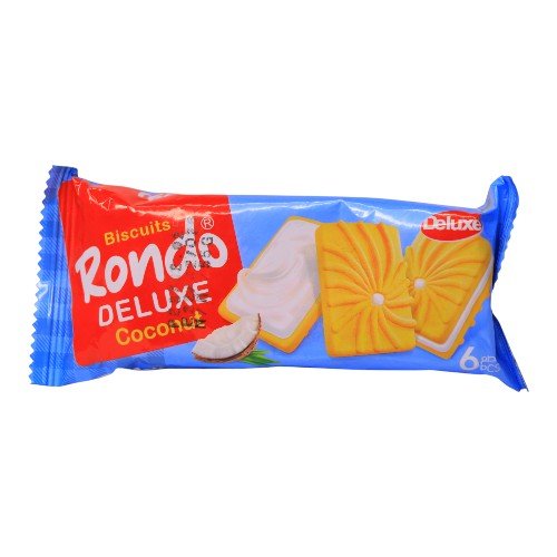 بسكويت روندو ديلوكس بحشوة كريمة جوز الهند 55.5 جرام