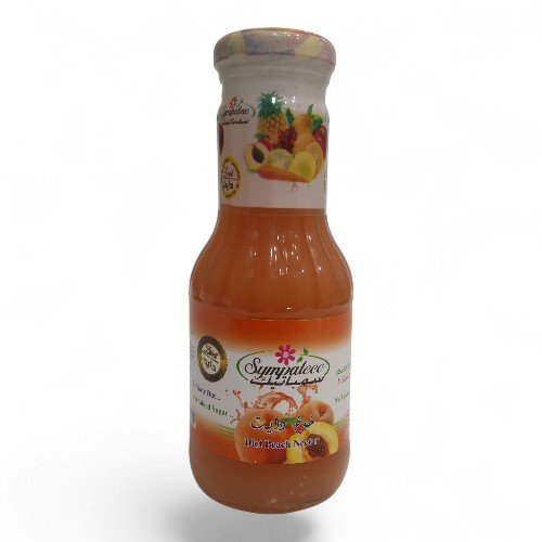 عصير سمباتيك دايت خوخ250مل زجاج