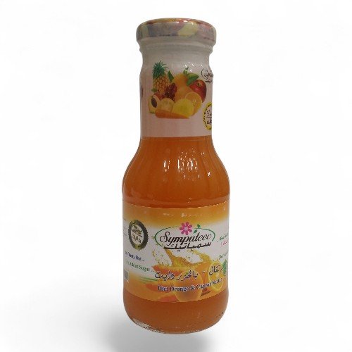 عصير سمباتك دايت برتقال بالجزر250 مل زجاج