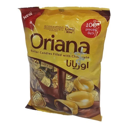 مليم سكاكر اوريانا بحشوة الشوكولاتة 325 جرام 100حبة