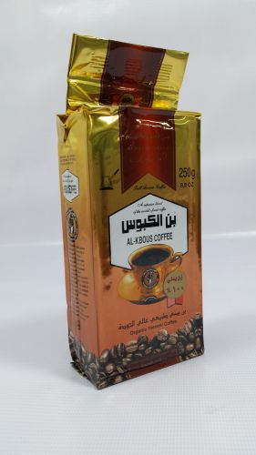 بن الكبوس احمر ناعم 250جم باكت صلب