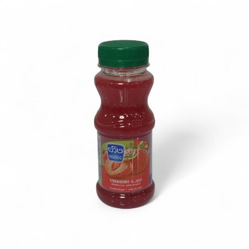 عصير طبيعي نادك فراولة مع  فواكة مشكلة بدون سكر 180مل