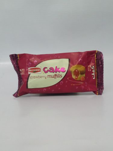 كيك بريتانيا موفيلز  بالفراولة 60 جم