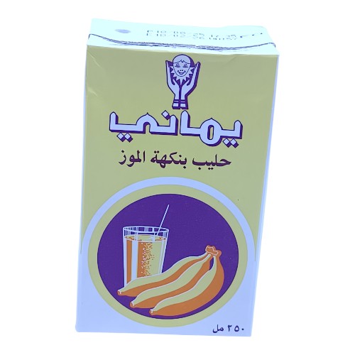 حليب يماني بنكهة الموز 250مل باكت