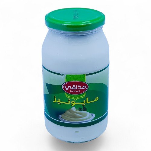 مايونيز مذاقي ابيض 473مل زجاج