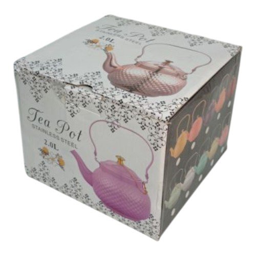 عرض خصم - برادات استيل ذهبي 2لتر TEA POT  38/329