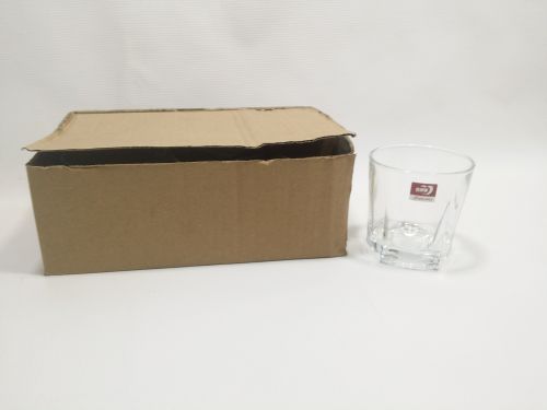 قلاصات عصير زجاج مضلع قصير ط6 ك×12طقم CB001 2/114