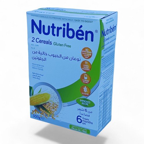 غذاء اطفال نوتريبن نوعان من الحبوب من 6 اشهر 300جم