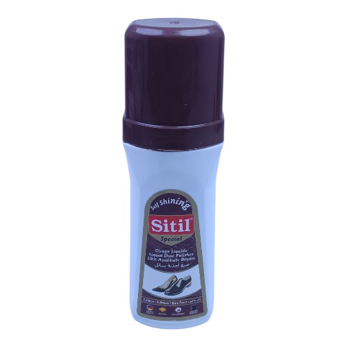 ملمع احذية سائل ستيل  بني 80 مل
