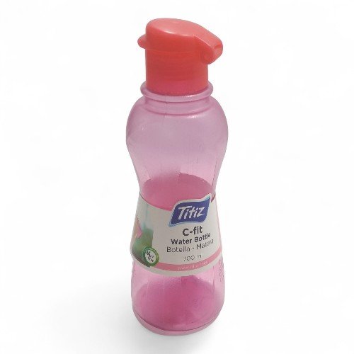 زمزميات ماء بلاستيك شفاف ملون 700مل تيتيز 494