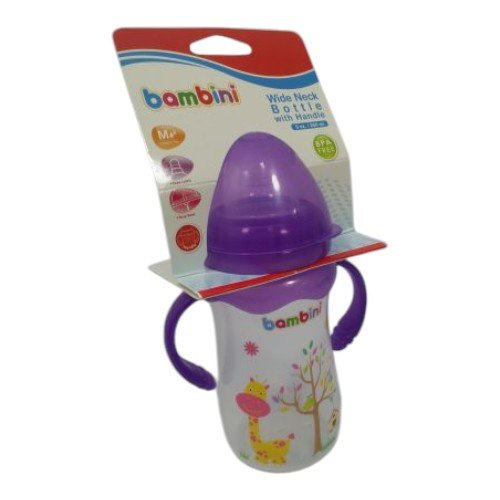 رضاعة اطفال بامبني عريض مع ماسك 260 مل رقم 902