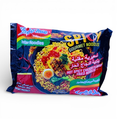 اندومي شعيرية مقلية بنكهة الدجاج الحار 80 جم