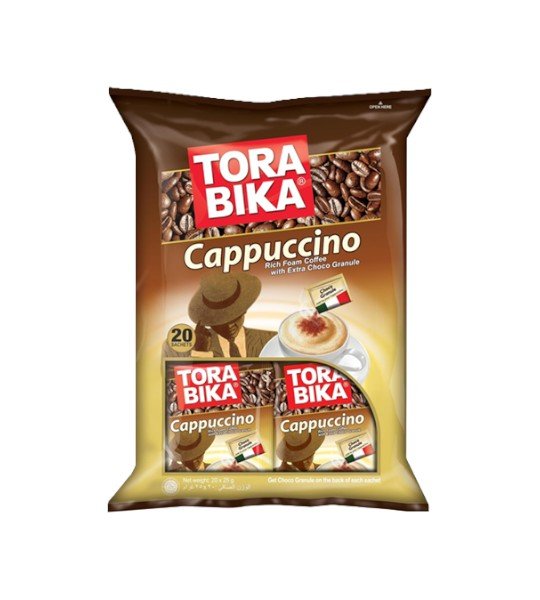 كابتشينو تورا بيكا مع نكهة الشوكولاتة 25جم