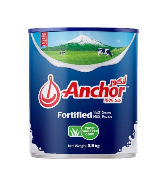 حليب انكور بودر كامل الدسم 2.5كجم علبة