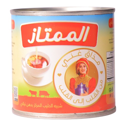 حليب الممتاز مركز بدون سكر 170جم علبة
