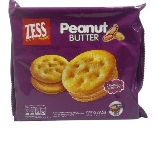 بسكويت زيس ساندويش 9 قطع بالفول السوداني229.5جم