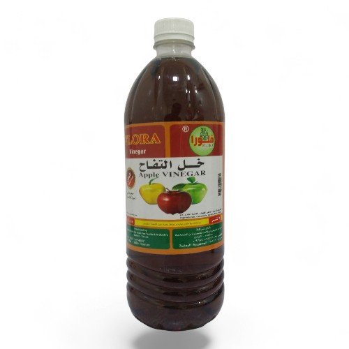 خل التفاح فلورا 1 لتر