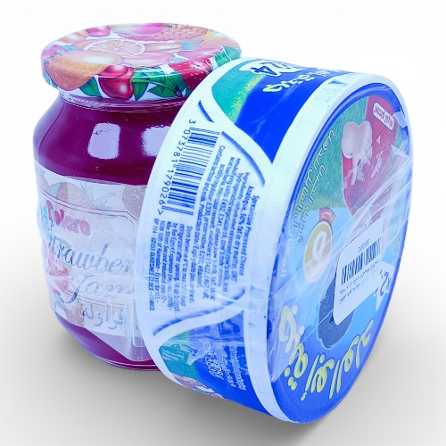 جبنة ابو ولد مثلثات 24قطعة× 360جم +مربي بوليرو فراولة 450جم